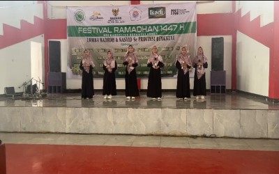 Partisipasi Tim Nasyid MAN 1 Bengkulu Utara Dalam Lomba Nasyid Tingkat Pelajar