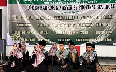 Tim Hadroh MAN 1 Bengkulu Utara Semarakkan Festival Ramadan 1447 H